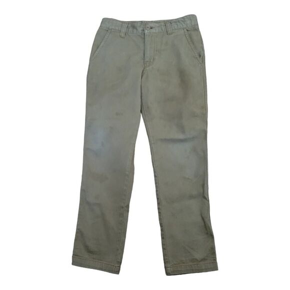 Tea collection beige khaki pant Boys size 7 Adjustable Waistline - Picture 1 of 6